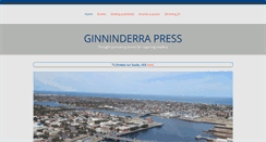 Desktop Screenshot of ginninderrapress.com.au